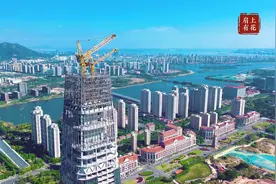 厦门白鹭西塔共47层，高266米，建成后将成为岛外第一高楼！视频封面