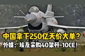 中国拿下250亿大单？外媒：埃及采购40架歼-10CE！视频封面