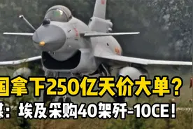 中国拿下250亿大单？外媒：埃及采购40架歼-10CE！