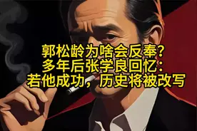 郭松龄为啥会反奉？多年后张学良回忆：若他成功，历史将被改写视频封面