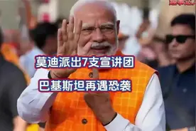 莫迪派出7支宣讲团巴基斯坦再遇恐袭宣讲团飞往32国 将精神胜视频封面
