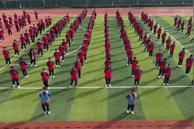 天元公学·杭州蕙兰未来科技城学校初中部阳光大课间活动实况视频封面