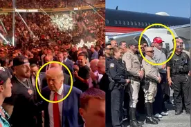 特朗普的“精彩”周末:周六看格斗赛惊呆观众 周日与警察们玩自拍