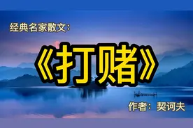 经典散文：《打赌》作者：契诃夫视频封面