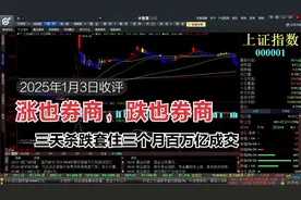 0103A股收评：券商再成杀跌元凶，3天下跌套住3个月百亿成交视频封面