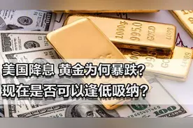 美国降息，黄金为何暴跌？未来还能涨吗？现在是否可以逢低吸纳！视频封面