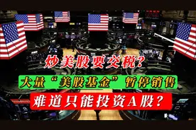 炒美股要交税？大量“美股基金”暂停销售，难道只能投资A股？视频封面