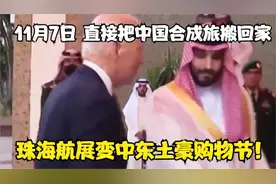 11月7日 直接把中国合成旅搬回家 珠海航展变中东土豪购物节！视频封面
