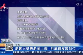 江西：退休人员养老金上调 月底前发放到位视频封面
