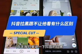 抖音拉黑跟不让他看有什么区别  互相关注也能设置不让他看吗？视频封面