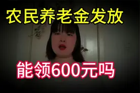 2024年农民养老金发放标准，65岁以上的人，每月能领到600元吗？视频封面