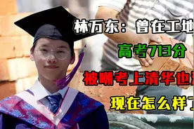 林万东：曾在工地搬砖，高考713分，被嘲考上清华也没用，咋样了视频封面
