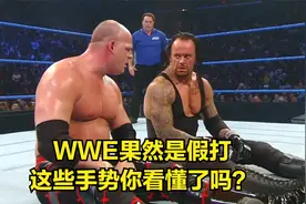 WWE果然是假打，这些手势你看懂了吗？视频封面