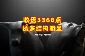 A股诱多结构明显，沪指收跌报3368点视频封面