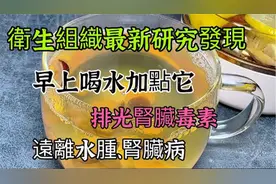 卫生组织研究发现：每天早上喝水加点它，能够补肾气、排肾毒视频封面