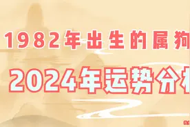 1982年出生的属狗人2024年运势分析视频封面