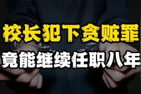 校长犯下贪赃罪，却能继续任职8年，两次通过市教育局校长考核视频封面