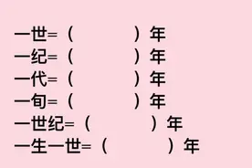 考考你：一世等于多少年？一代等于多少年？你能答对吗？视频封面