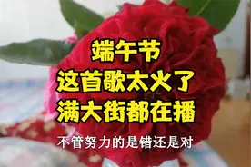 今天是端午节，大街小巷都在播放这首歌，太好听了，祝您端午快乐
