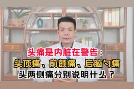 头痛是内脏在警告：头顶痛、前额痛、后脑勺痛分别说明什么？
