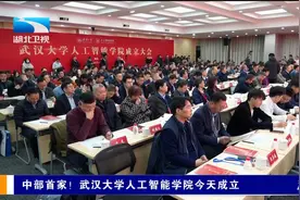 中部首家！武汉大学人工智能学院今天成立视频封面
