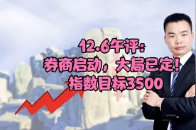 12.6午评：券商启动，大局已定！指数目标3500视频封面