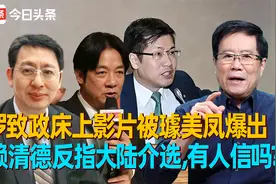 罗致政床上影片被璩美凤爆出，赖清德反指大陆介选，有人信吗？视频封面