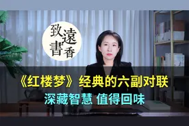《红楼梦》经典的六副对联，深藏智慧，值得回味！视频封面