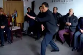 山西民间武术聚会中宋氏形意拳高手演示的崩拳发劲，抖绝劲十足！视频封面