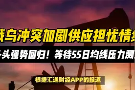 俄乌冲突加剧供应担忧情绪，多头强势回归！视频封面
