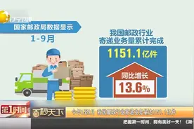 2023年1至9月 我国邮政行业寄递业务量达1151.1亿件视频封面