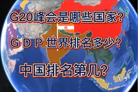 G20峰会的20个国家是世界那些国家？G D P 排名多少？
