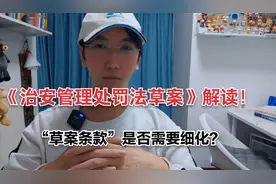 《治安管理处罚法》解读，“草案条款”是否需要细化？视频封面