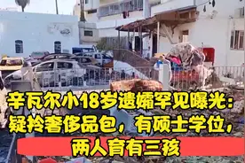 辛瓦尔小18岁遗孀罕见曝：疑拎奢侈品包有硕士学位，两人育有三孩视频封面