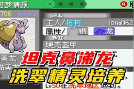 最强洗翠黏美龙培养，物攻手的噩梦，口袋妖怪究极绿宝石5.5