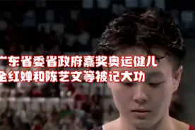 广东省委省政府嘉奖奥运健儿，全红婵和陈艺文等被记大功视频封面