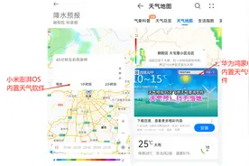 惊讶！华为鸿蒙OS内置天气软件全是广告，小米澎湃OS好干净！视频封面