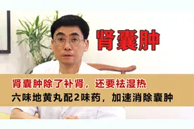 肾囊肿除了补肾，还要祛湿热，六味地黄丸配2味药，加速消除囊肿视频封面