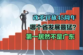 改革开放45周年，哪个省发展最猛？各省GDP增速,第一居然不是广东视频封面