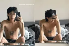 伊能静儿子又惹争议！趴在床上眼神迷离自称有东欧gay片的悲伤视频封面