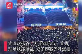 武汉欢乐谷被指秩序混乱 游客高呼退票：被挤到胸闷视频封面