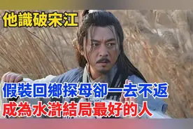 识破宋江真面目，以探母为名悄然离去，此人竟得水浒最优结局视频封面