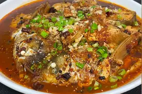 胖头鱼的家常做法，比剁椒鱼头还好吃，麻辣鲜香下酒又下饭视频封面