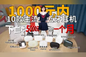 主流无线蓝牙耳机大对比。价格相差十倍，听感也相差十倍吗！视频封面