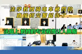 不愧是法学教授，自己给自己辩护，这种学习机会难得视频封面