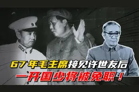 67年毛主席接见许世友后，一开国少将被免职，主席：此人不可重用视频封面