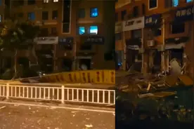 山东威海一门市突发闪爆，冲击波崩飞门窗碎片满地 当地：1人受伤视频封面