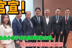 官宣！郭晶晶小叔子成为香港足协主席，前总会长是霍启刚父亲视频封面