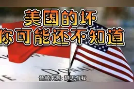 美国的坏，你可能还不知道 音频来源：不为人知的内部爆料。