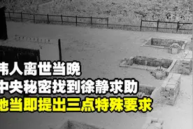 伟人离世当晚：中央秘密找到徐静求助，她当即提出三点特殊要求视频封面